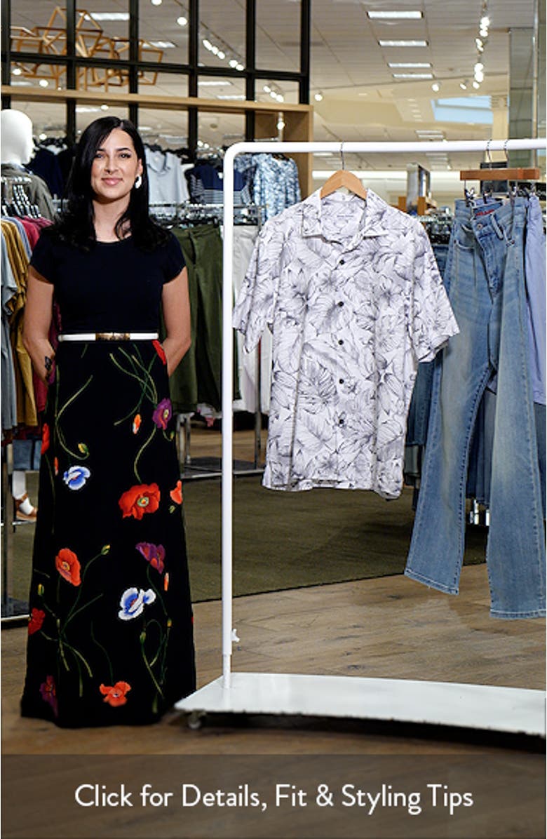 Coconut Point Coastal Cool Frond Escape IslandZone<sup>®</sup> Short Sleeve Button-Up Shirt, sales video thumbnail