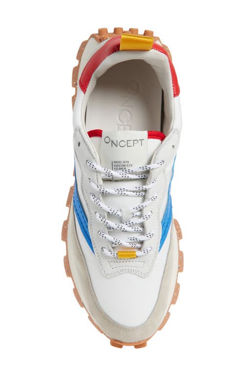 Oncept Osaka Lug Sole Sneaker In Varsity White