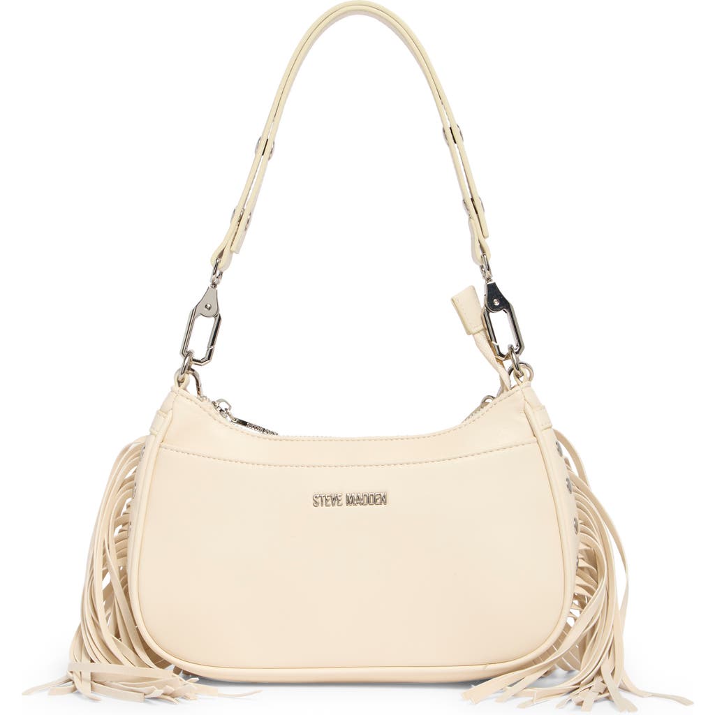 Steve Madden Bcecile Fringe Shoulder Bag In Blonde
