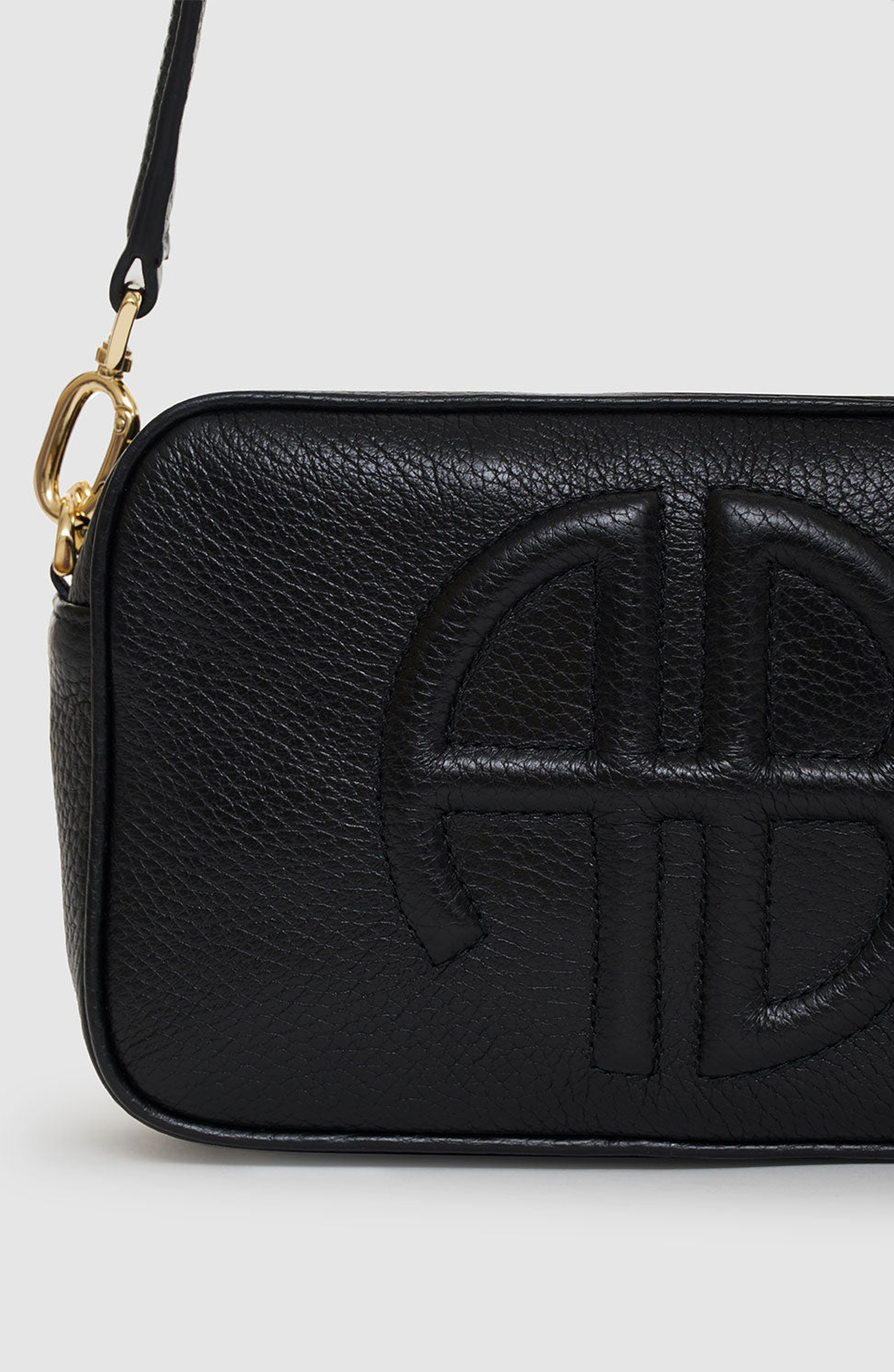 ANINE BING Lili Bag, Alternate, color, Black Pebbled