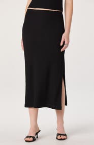 ASTR the Label Milana Rib Midi Skirt