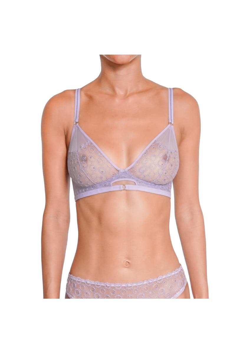 Huit Magique Lace Bralette, Alternate, color, Lilas