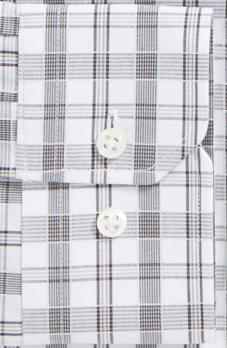 1901 Trim Fit Non-Iron Plaid Dress Shirt, Alternate, color,