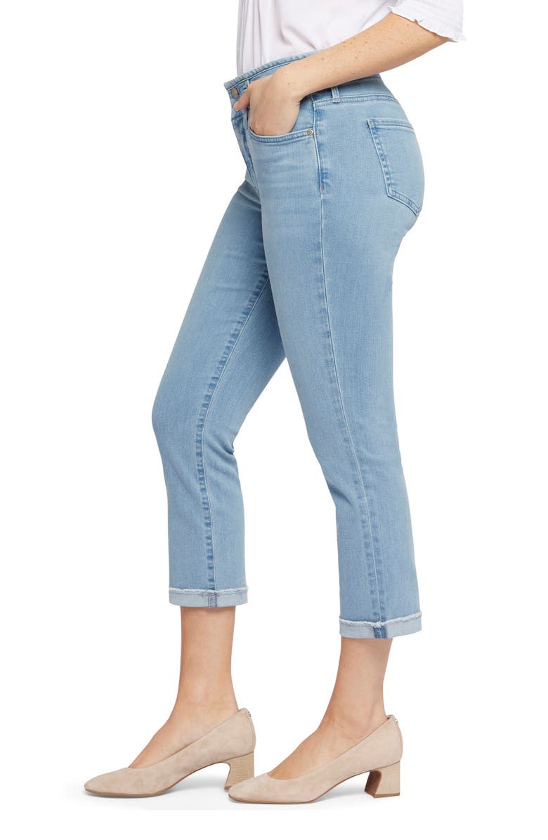 NYDJ Chloe Hollywood Frayed Capri Jeans, Alternate, color, 