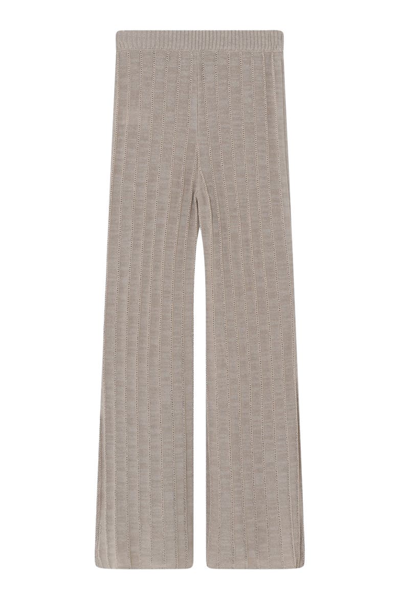 Tachia Linen Blend Wide Leg Pants, Alternate, color, Cobblestone
