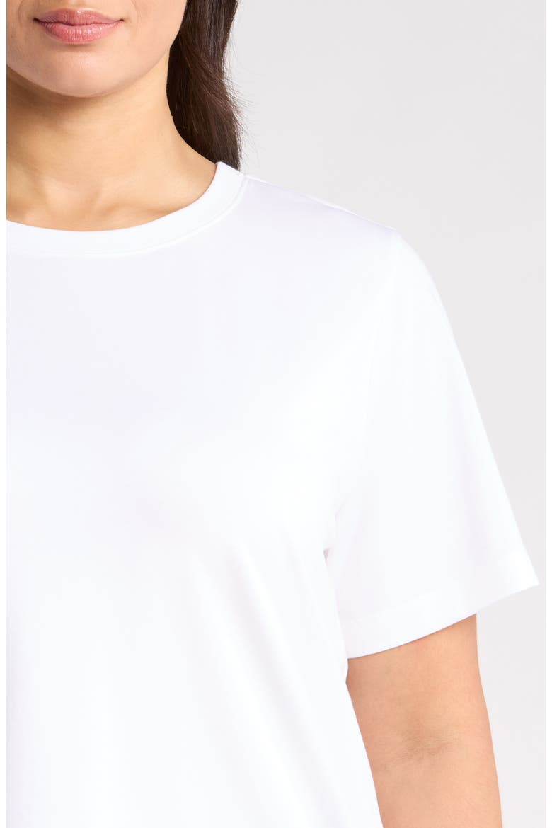 Crewneck Relaxed T-shirt, Alternate, color, WHITE