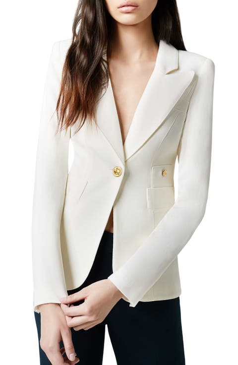 Classic Duchess Wool Blazer