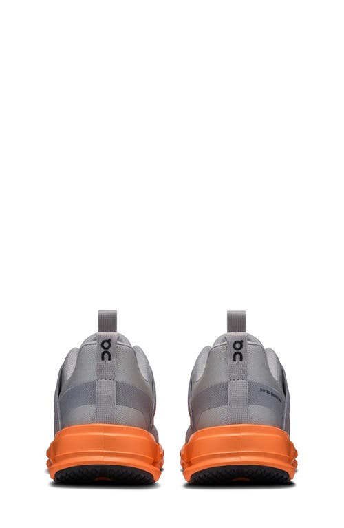 On Unisex Cloudswift Kids Running Sneakers - Toddler, Little Kid In Alloy/tangerine