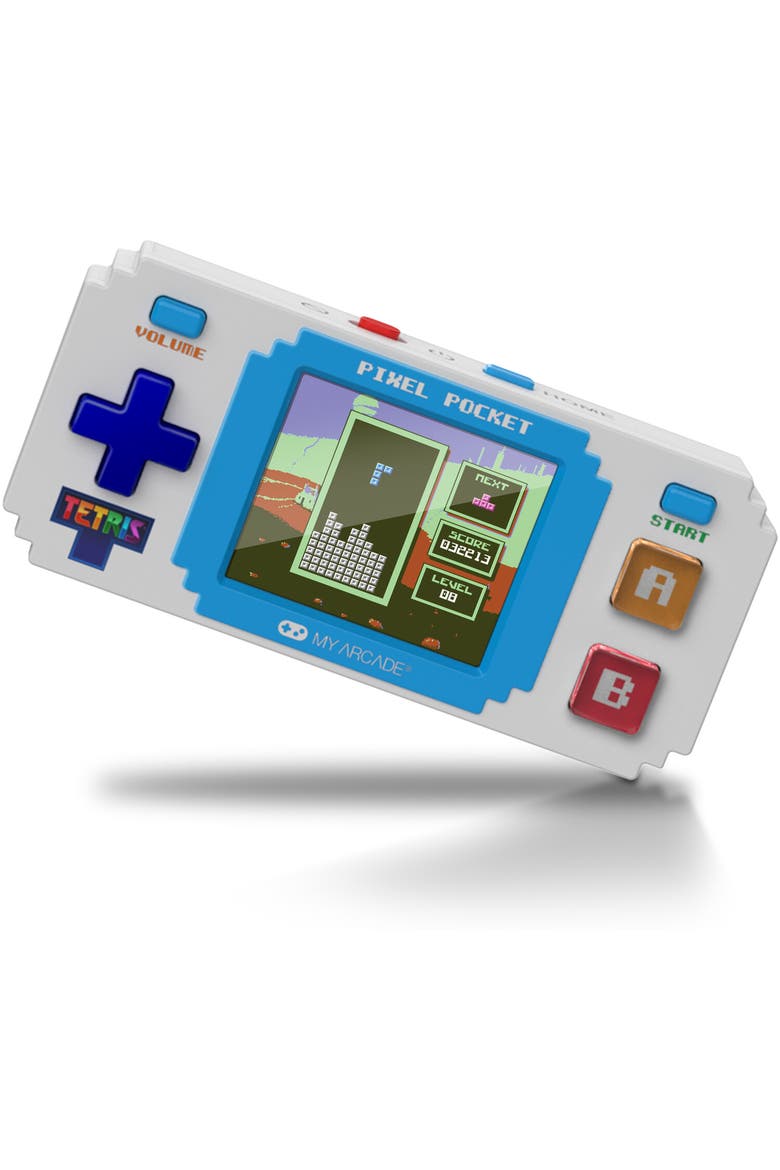 Myarcade Dgunl7083 Pixel Pocket Tetris Mini Gm Sys, Main, color, Multicolor