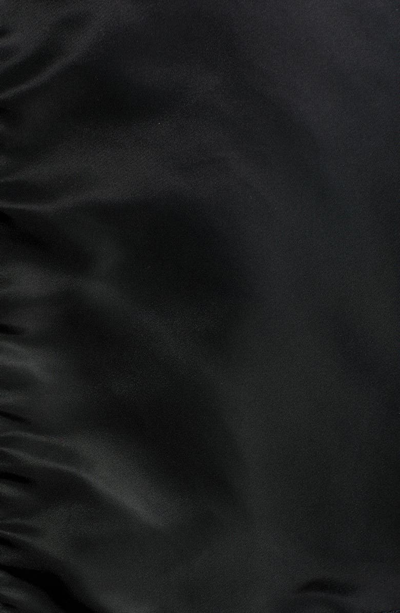 Schott NYC Satin Flight Parka with Removable Faux Fur Lining, Alternate, color, 