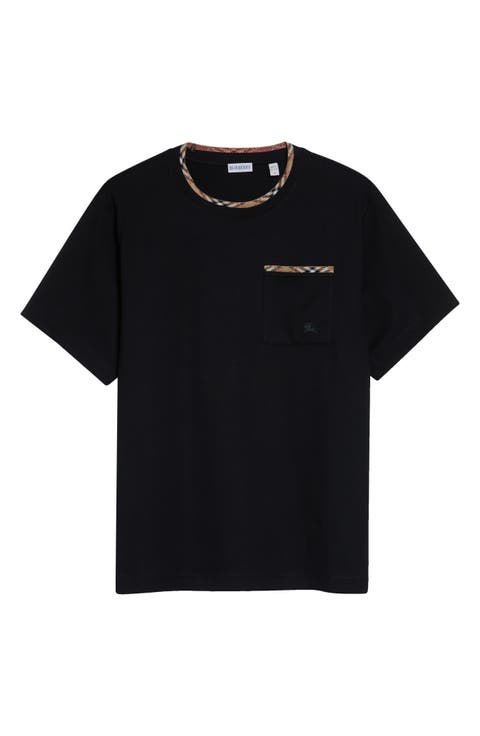 Ryan Check Trim Pocket T-Shirt