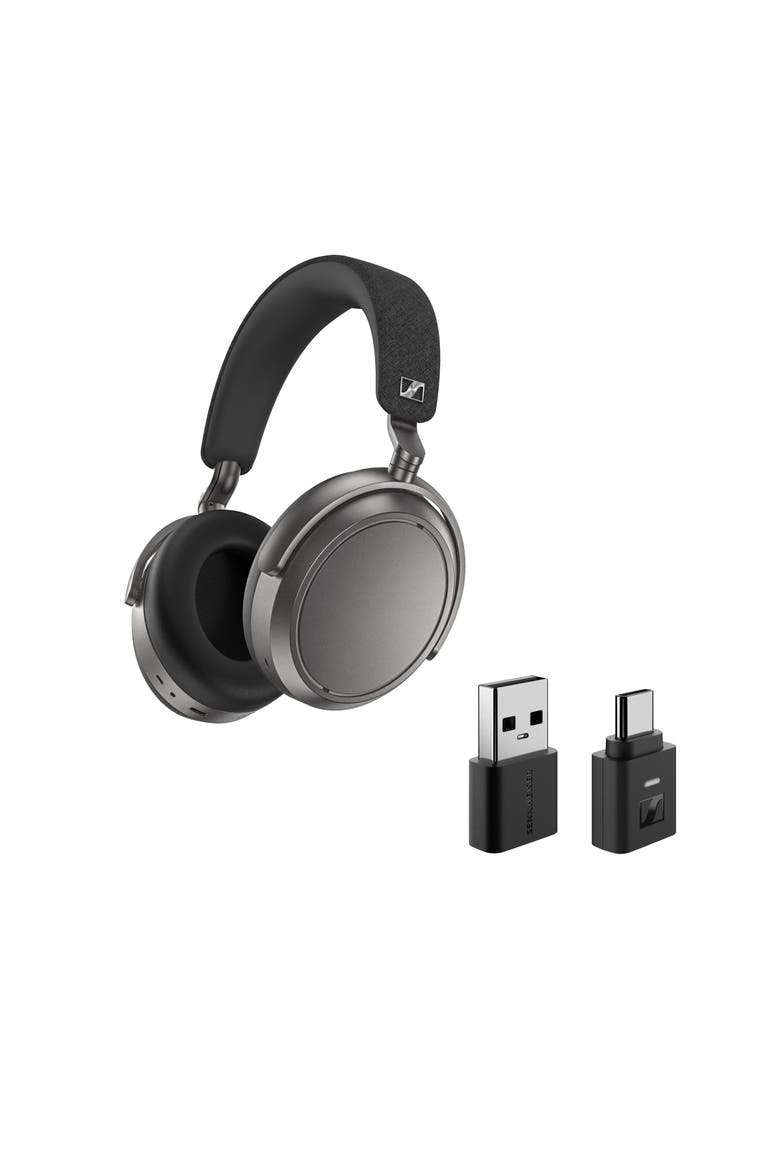 Momentum 4 Headphone and BTD 700 USB Dongle Bundle (Nordstrom Exclusive), Main, color, Grey