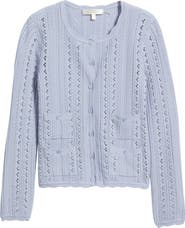 LoveShackFancy Emlynn Pointelle Cardigan