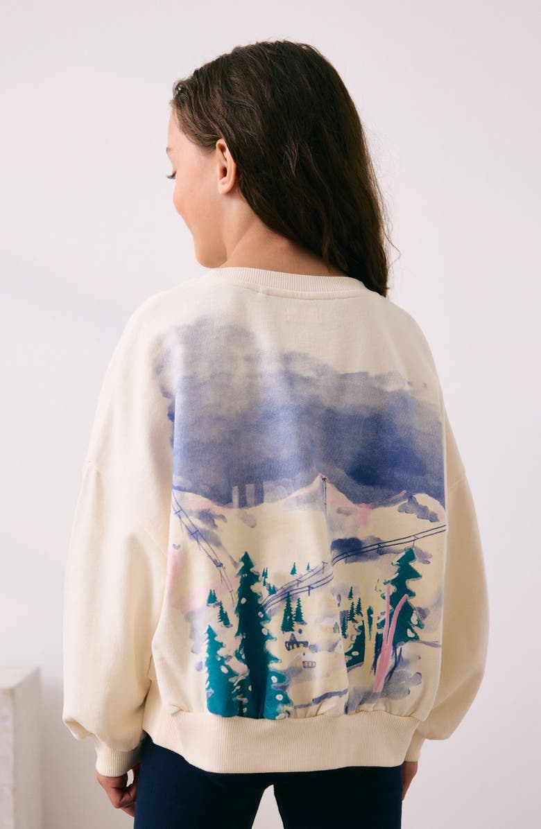 NEXT Kids' Après Ski Graphic Sweatshirt, Alternate, color,