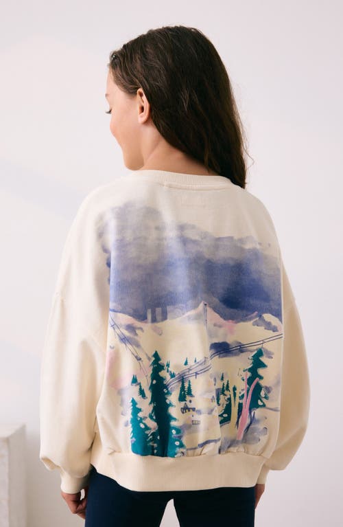 Next Kids' Après Ski Graphic Sweatshirt In Multi