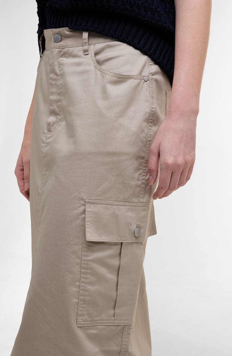 Barbour Luna Utility Midi Skirt, Alternate, color, Light Sand