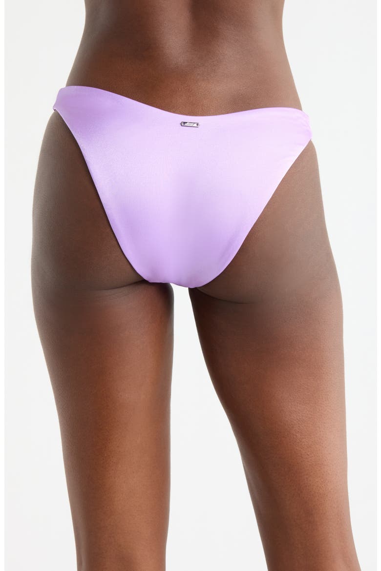 Lilac Splendour Metallic Reversible Swim Bottoms, Alternate, color, PURPLE