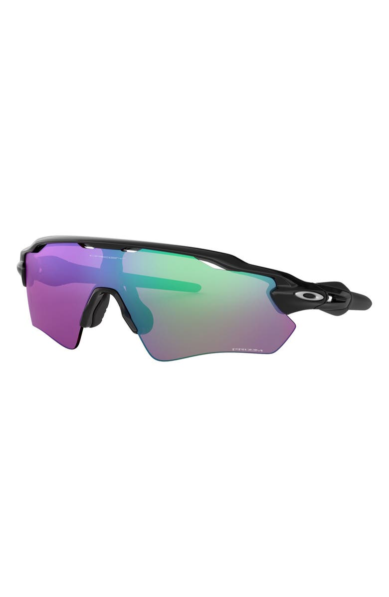 Oakley Radar<sup>®</sup> EV Path<sup>®</sup> Prizm<sup>™</sup> Wrap Shield Sunglasses, Alternate, color, Black