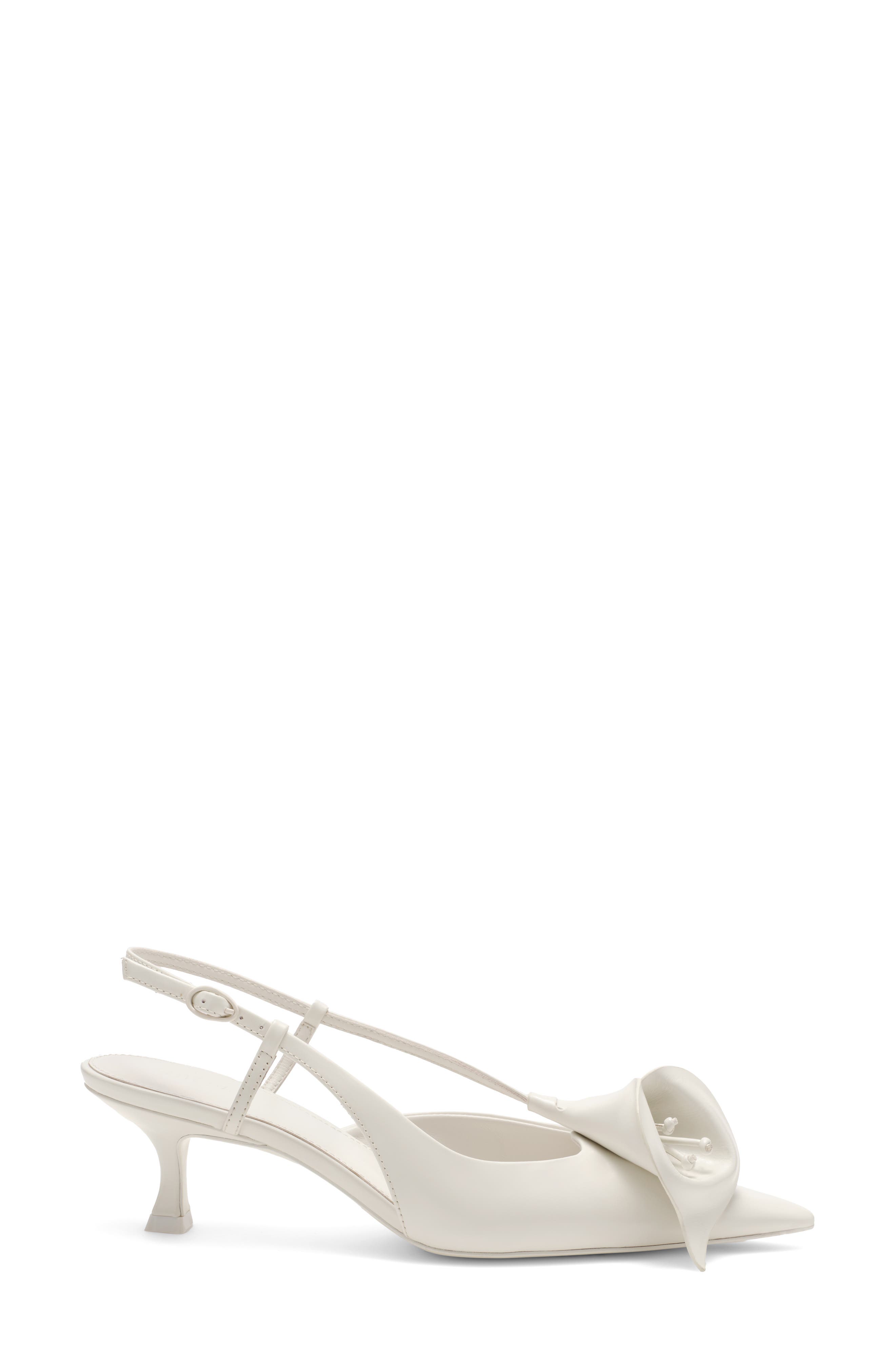 Calla Kitten Pump, Alternate, color, ANTIQUE WHITE