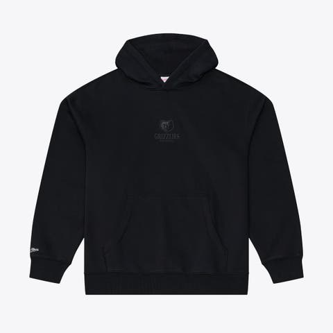 Men's Mitchell & Ness Black Memphis Grizzlies Core Fleece Hoodie