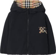 Burberry Reversible Check Hooded Jacket