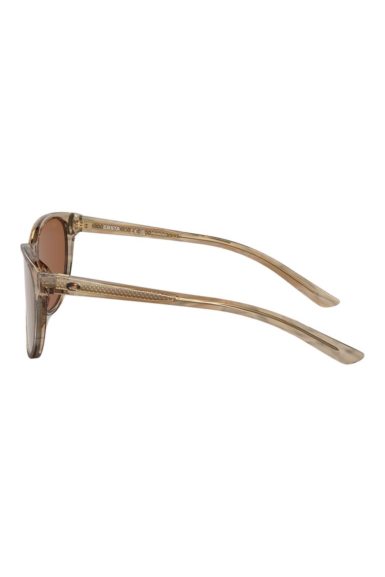 Catherine 57mm Polarized Phantos Sunglasses, Alternate, color, COPPER