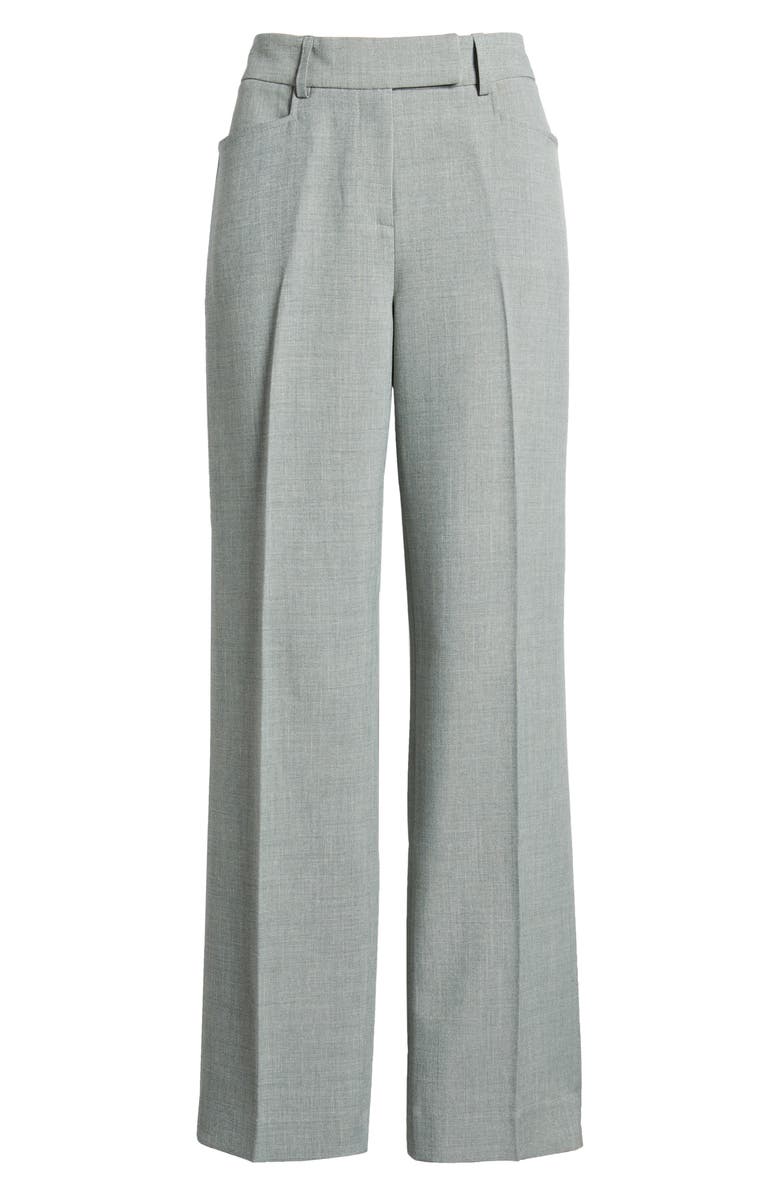 Tahari ASL Bird Eye Straight Leg Pants, Alternate, color, Eucalyptus