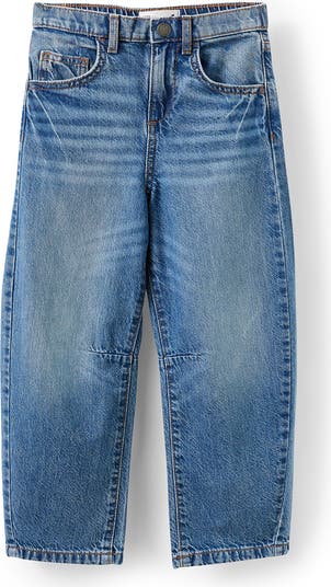 Kid's Unisex Barrel Leg Denim Jean
