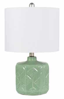 LALIA HOME Eyelet Floral Table Lamp