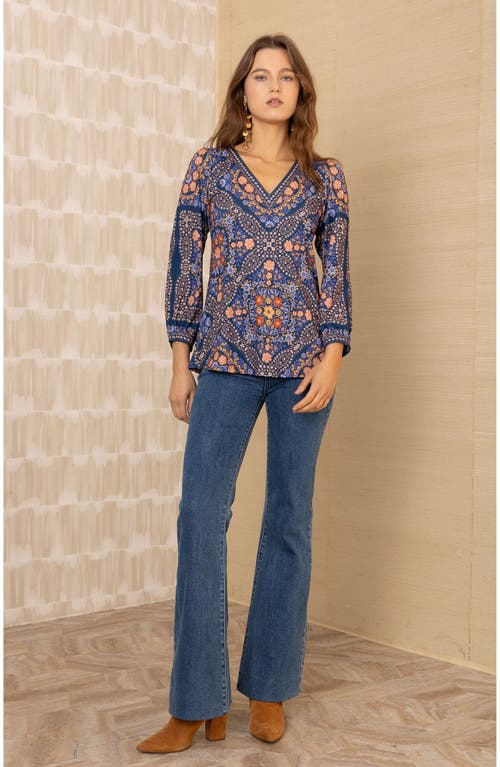 Hale Bob Paloma Jersey Top In Multi