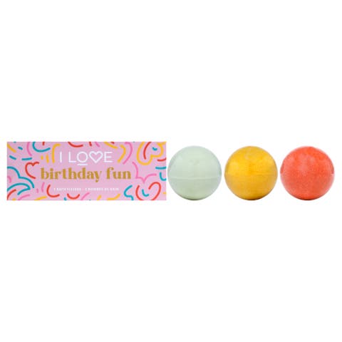Bath Fizzer Pack- 3 x 5.30 oz Bath Bombs