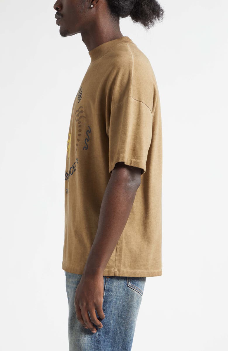 Balmain Club 45 Graphic T-Shirt, Alternate, color, Gxz Beige/ Bleu Clair