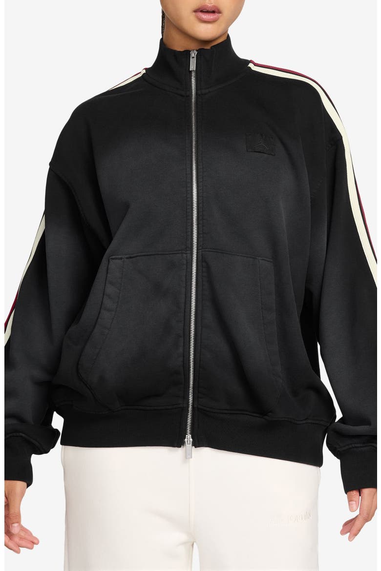 Flight Fleece Women's Jacket, Main, color, BLACK/ DARK SMOKE GREY