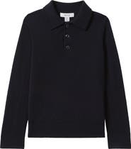 Reiss Kids' Trafford Jr. Wool Polo Sweater