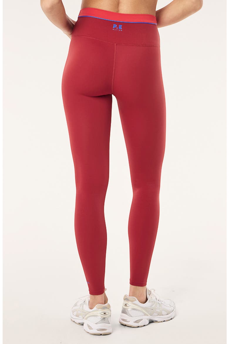 The Reflect Full Length Leggings, Alternate, color, CHERRY/ STRAWBERRY