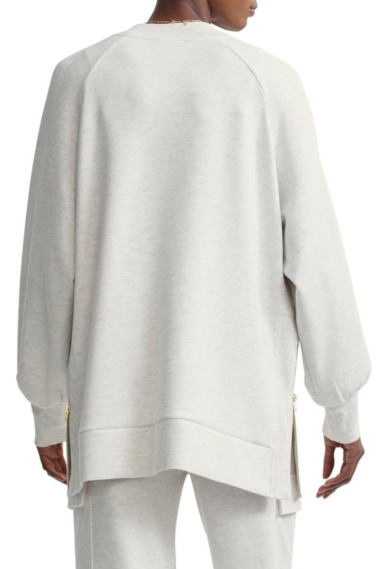 Nicole Oversize Sweatshirt, Alternate, color, IVORY MARL
