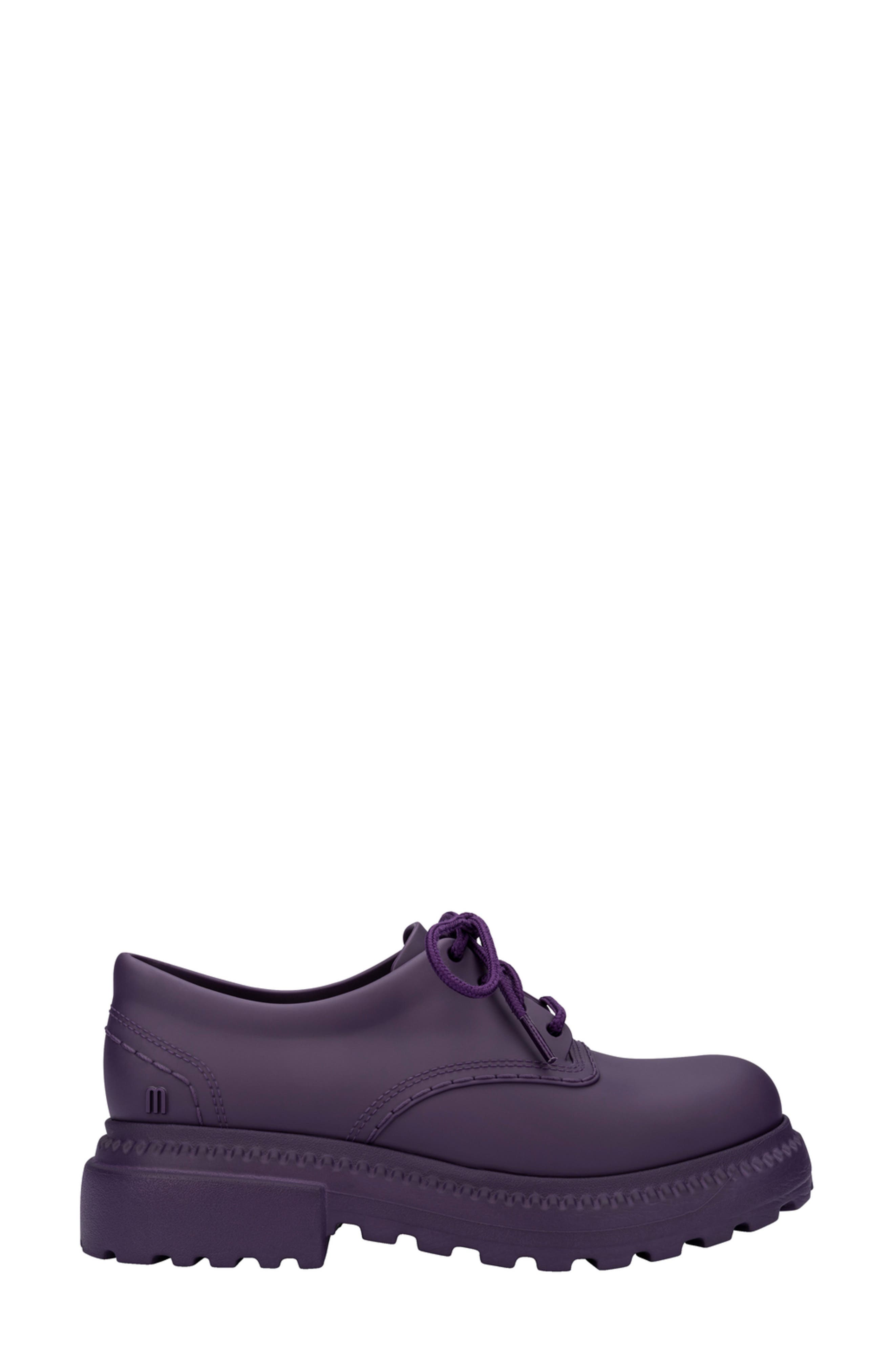 Melissa Ad Lugged Derby, Alternate, color, Matte Purple