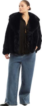June + Vie Faux Fur Coat