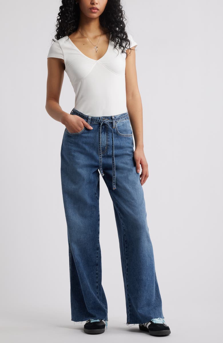 BP. Bustier Crop Top, Alternate, color, White Blanc