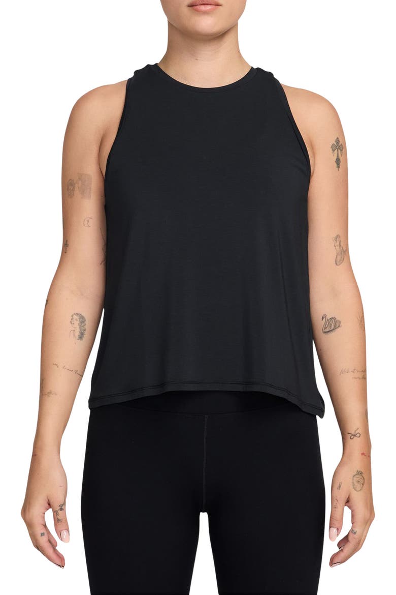 Zenvy Dri-FIT Tank Top, Main, color, BLACK/ COOL GREY