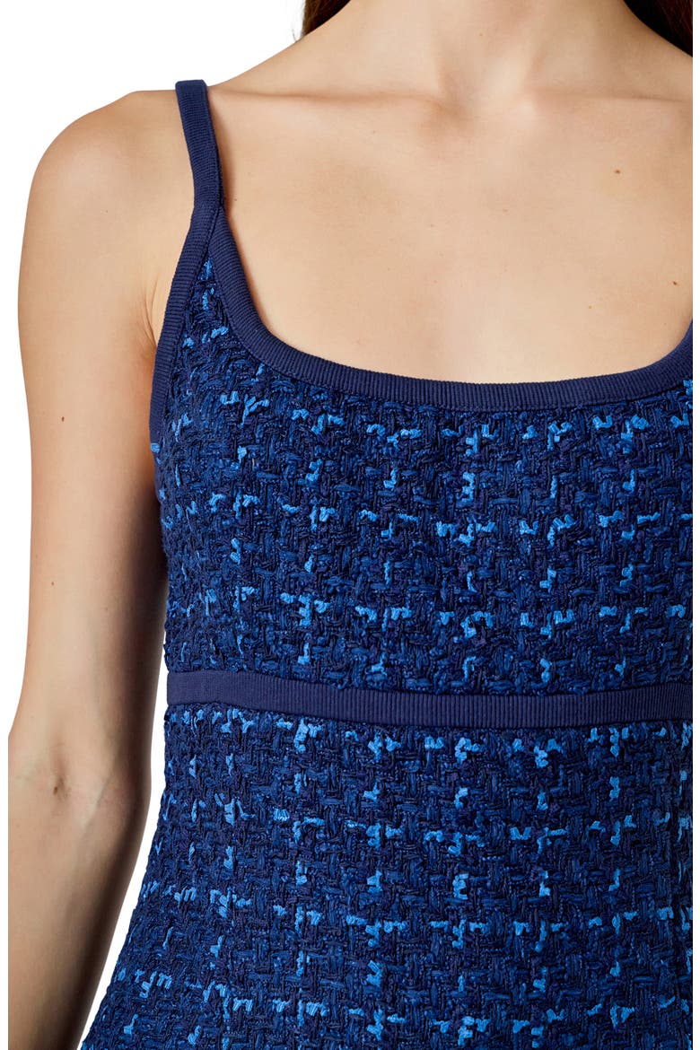 Tweed Minidress, Alternate, color, NAVY