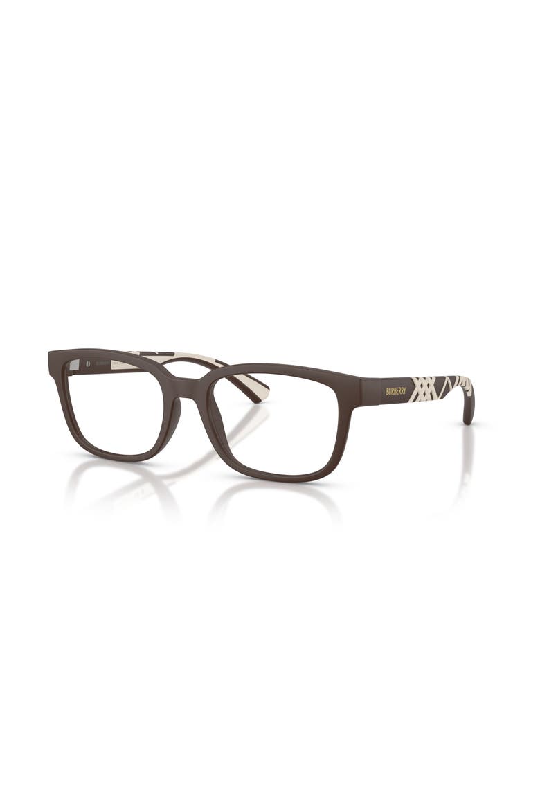 54mm Rectangle optical glasses, Main, color, Brown