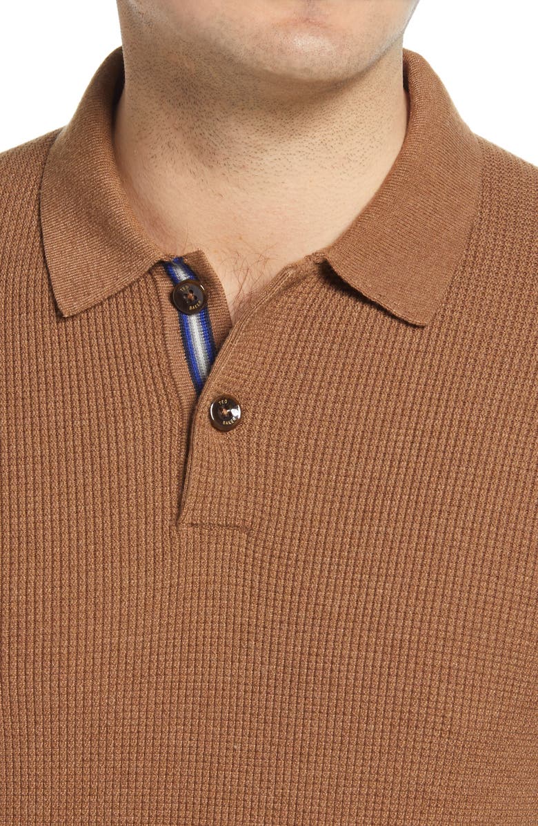 Ted Baker London Batha Long Sleeve Polo, Alternate, color,