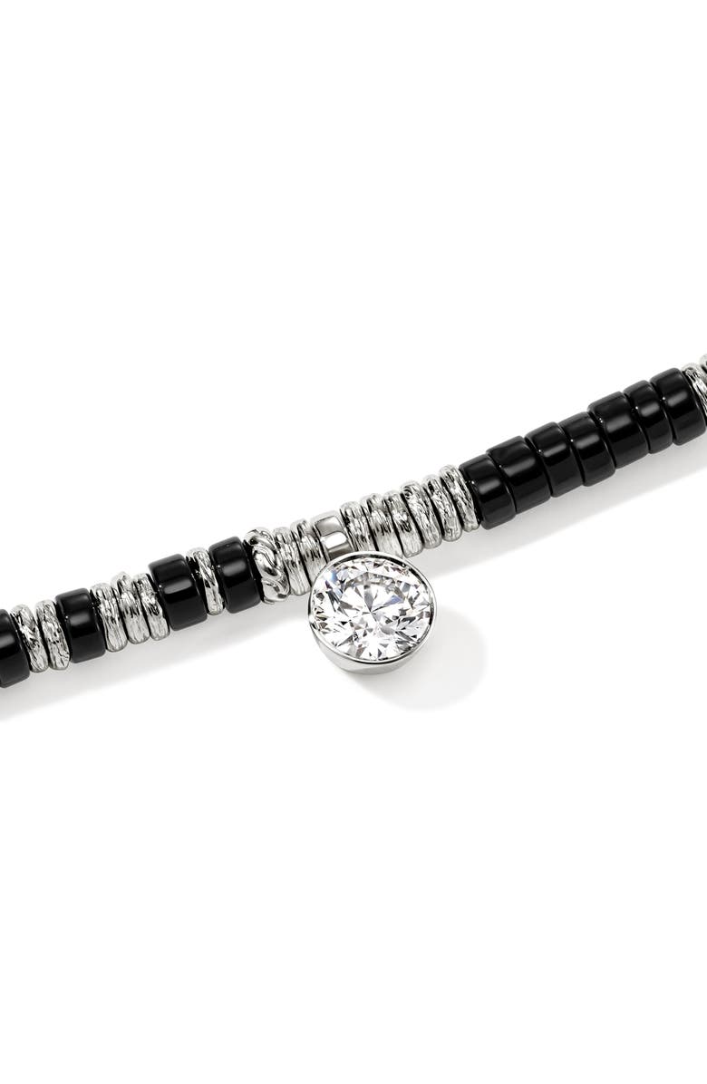 John Hardy Lovestruck<sup>™</sup> Heishi Lab Grown Diamond Necklace, Alternate, color, Silver