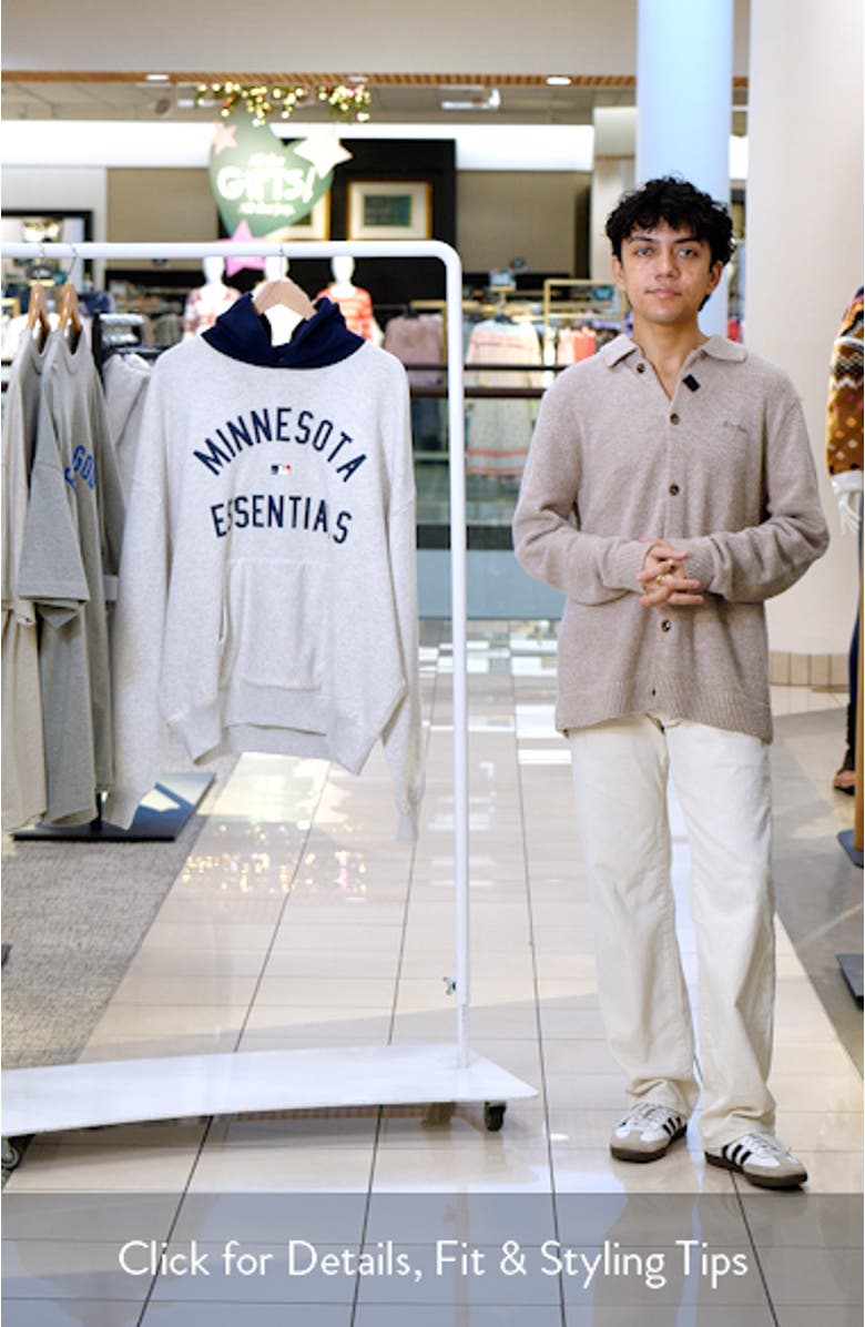 Twins Relaxed Fit Cotton Hoodie, sales video thumbnail