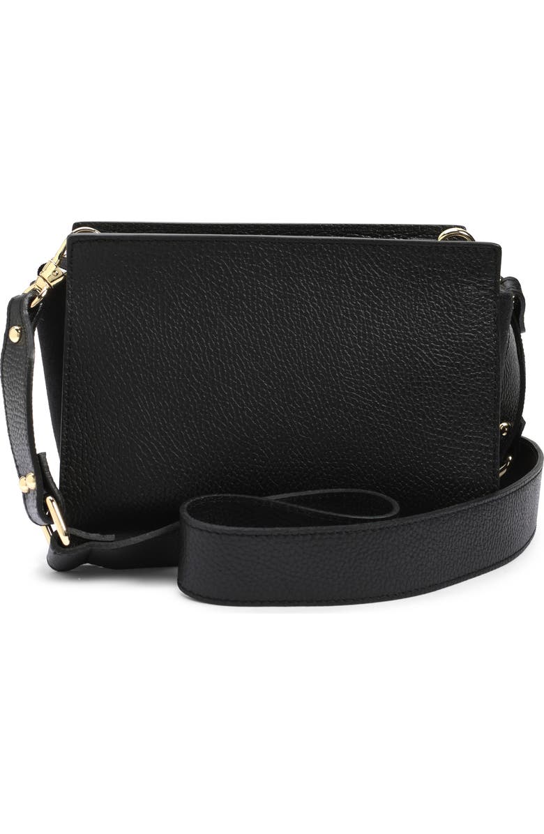 VALENTINO BY MARIO VALENTINO Kiki Rock Stud Leather Crossbody Bag, Alternate, color,