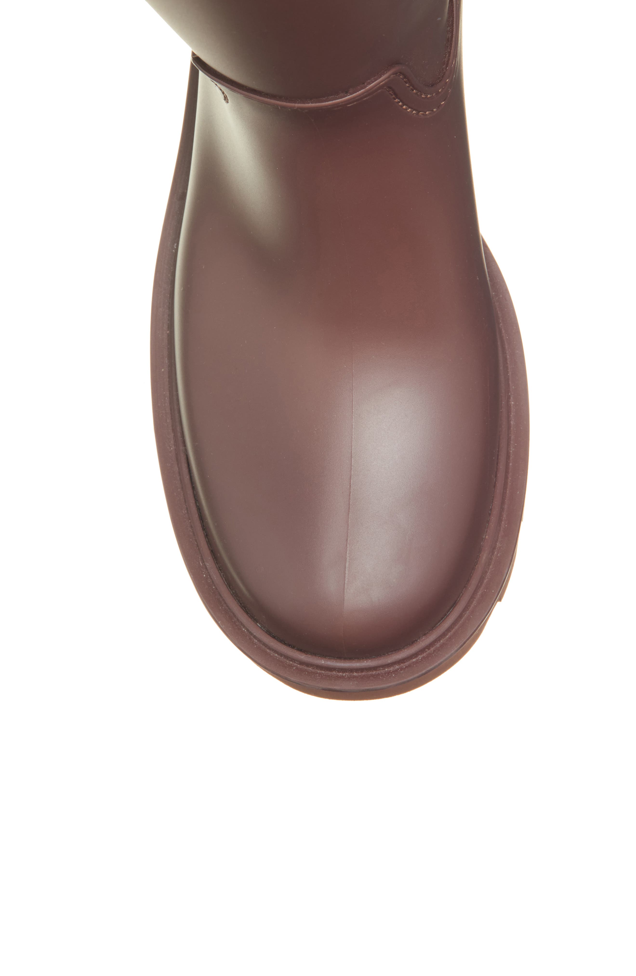 Moncler Kickstream Waterproof Knee High Rain Boot, Alternate, color, Brown