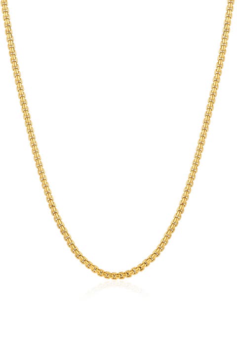 Layer Up Rounded Box Chain Necklace