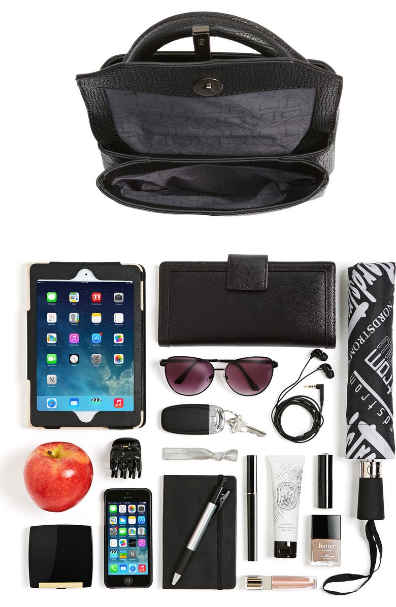 Danielle Nicole Mini Harlow Faux Leather Satchel, Alternate, color,