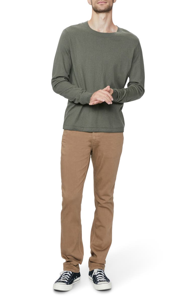 PAIGE Chaplin Organic Cotton & Wool Crewneck Sweater, Alternate, color, 